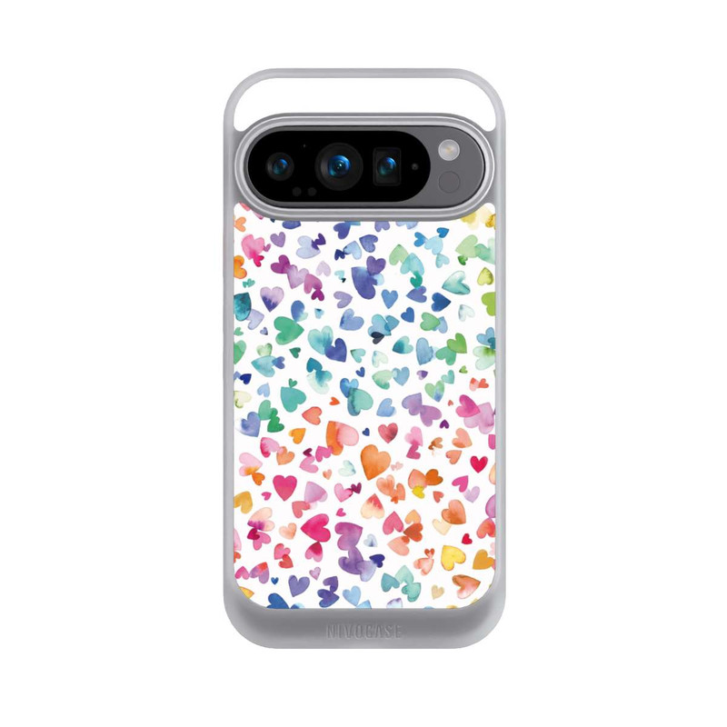 Pixel 9 Pro NIVOcore Watercolor Love Hearts