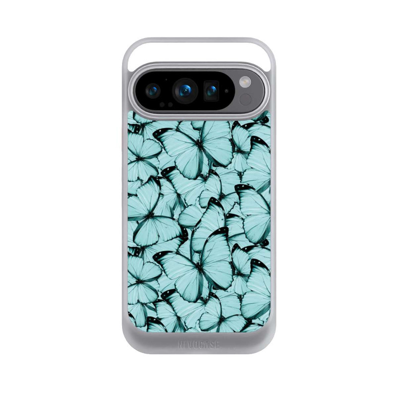 Pixel 9 Pro NIVOcore Papillons sarcelle