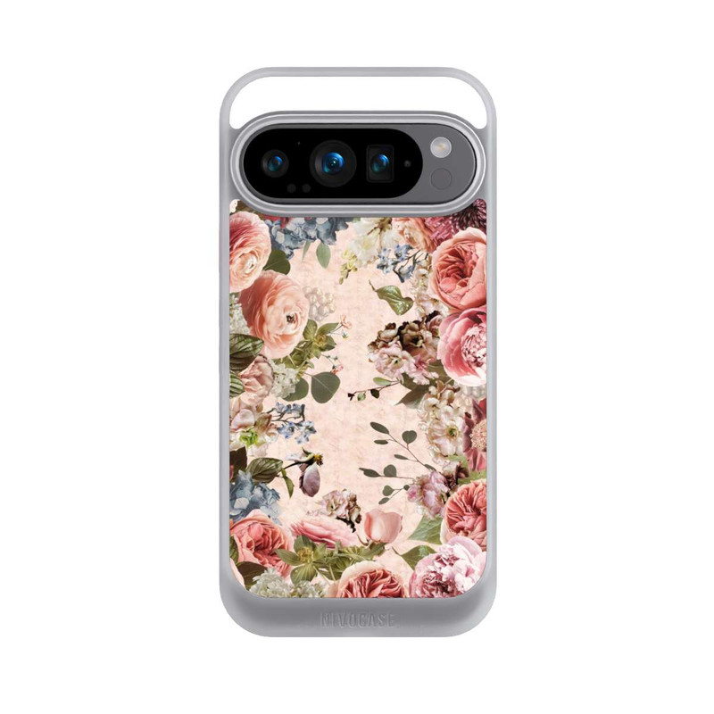 Pixel 9 Pro NIVOcore Flower Frame Peonies Pastel