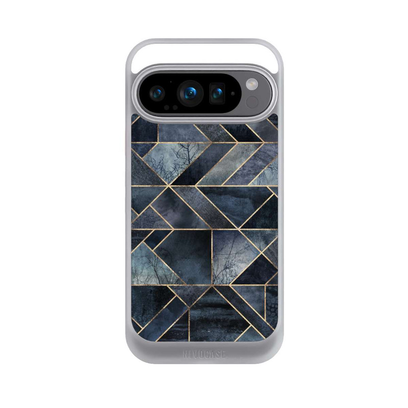 Pixel 9 Pro NIVOcore Abstraktes Natur-Dunkelblau