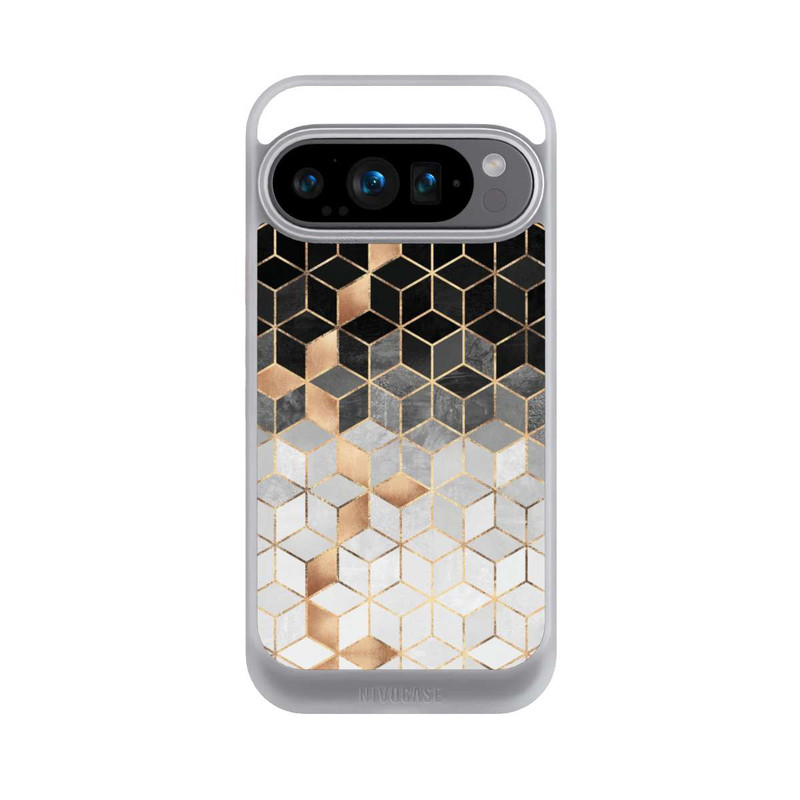 Pixel 9 Pro NIVOcore Würfel dunkel und gold