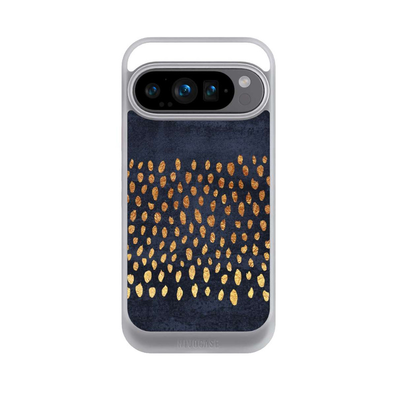 Pixel 9 Pro NIVOcore Muster Gold und Marine