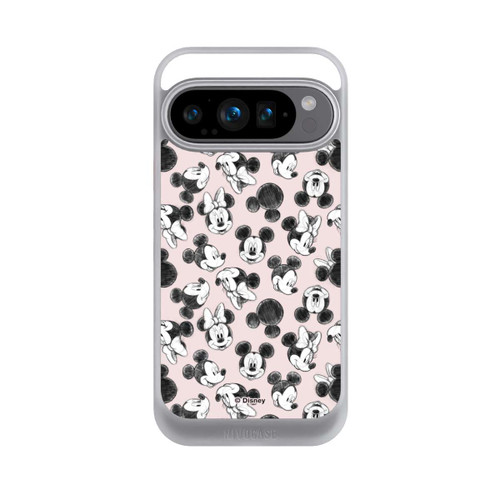 Google Pixel 9 Pro NIVOcore Minnie &amp; Mickey Viele Gesichter Pink