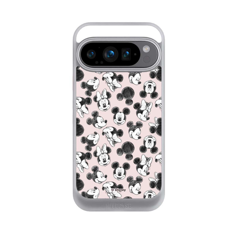 Pixel 9 Pro NIVOcore Minnie & Mickey Viele Gesichter Pink