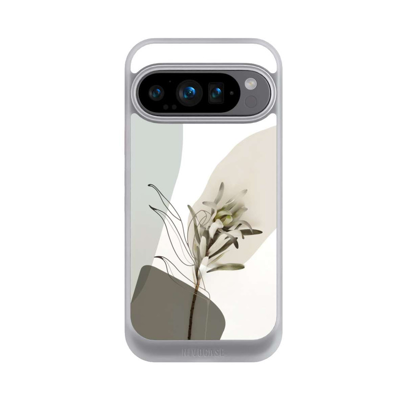 Pixel 9 Pro NIVOcore Boho Line Art Olivgrün