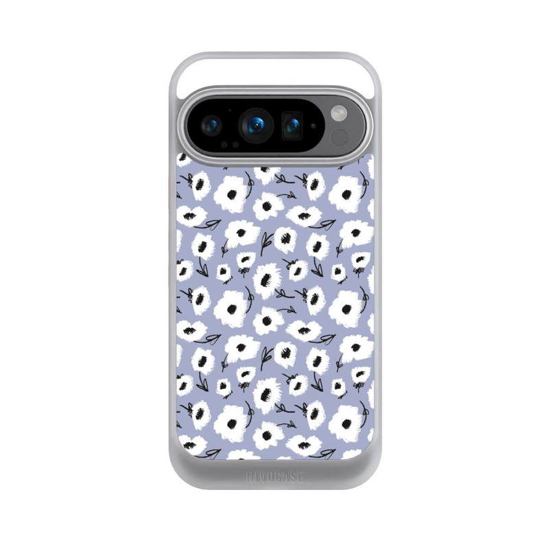 Pixel 9 Pro NIVOcore Pattern Fleurs Lilas