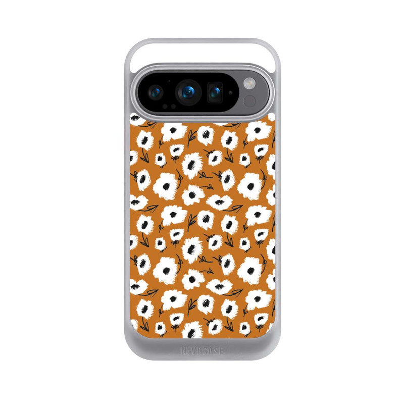 Pixel 9 Pro NIVOcore Pattern Fleurs Ocres