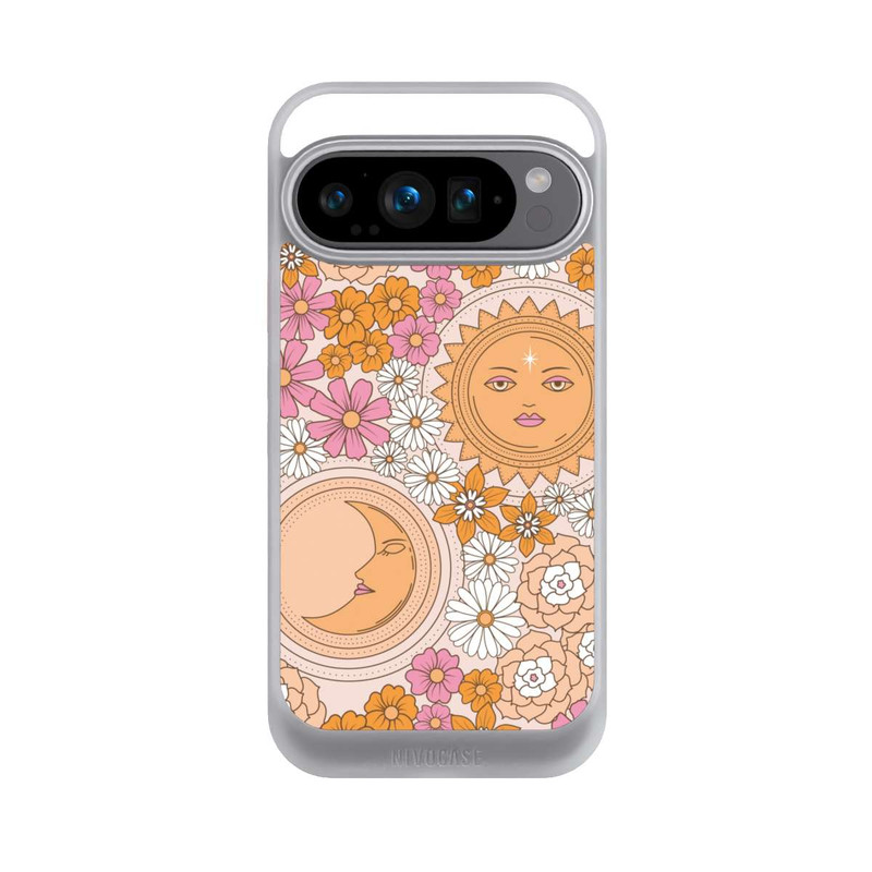 Pixel 9 Pro NIVOcore Mond-Sonne-Blumen