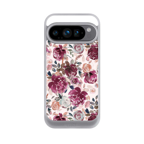 Google Pixel 9 Pro NIVOcore Pivoines et roses d'automne Rose