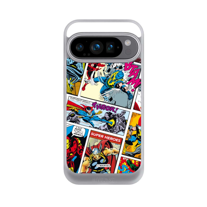 Pixel 9 Pro NIVOcore Marvel Retro Comic Blue