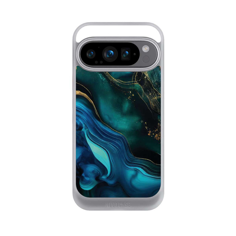 Pixel 9 Pro NIVOcore Encre bleue et dorée avec IA
