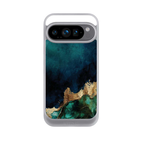 Google Pixel 9 Pro NIVOcore Bleu pétrole avec or