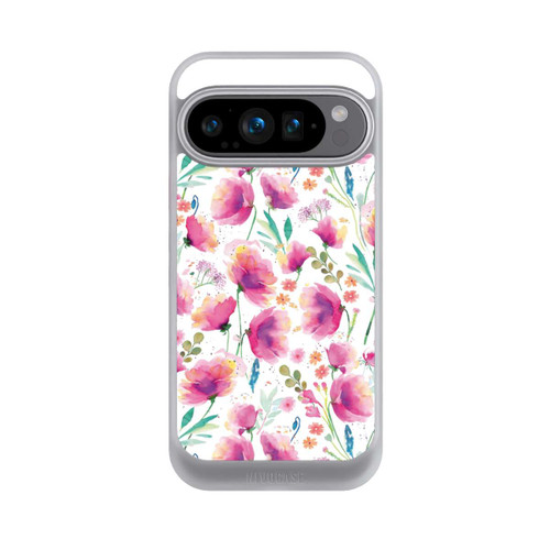 Google Pixel 9 Pro NIVOcore Coquelicots abstraits aquarelle