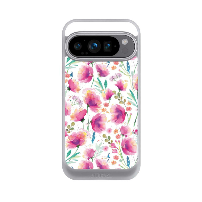 Pixel 9 Pro NIVOcore Abstrakte Mohnblumen aquarell