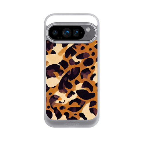 Google Pixel 9 Pro NIVOcore motif lion marron clair