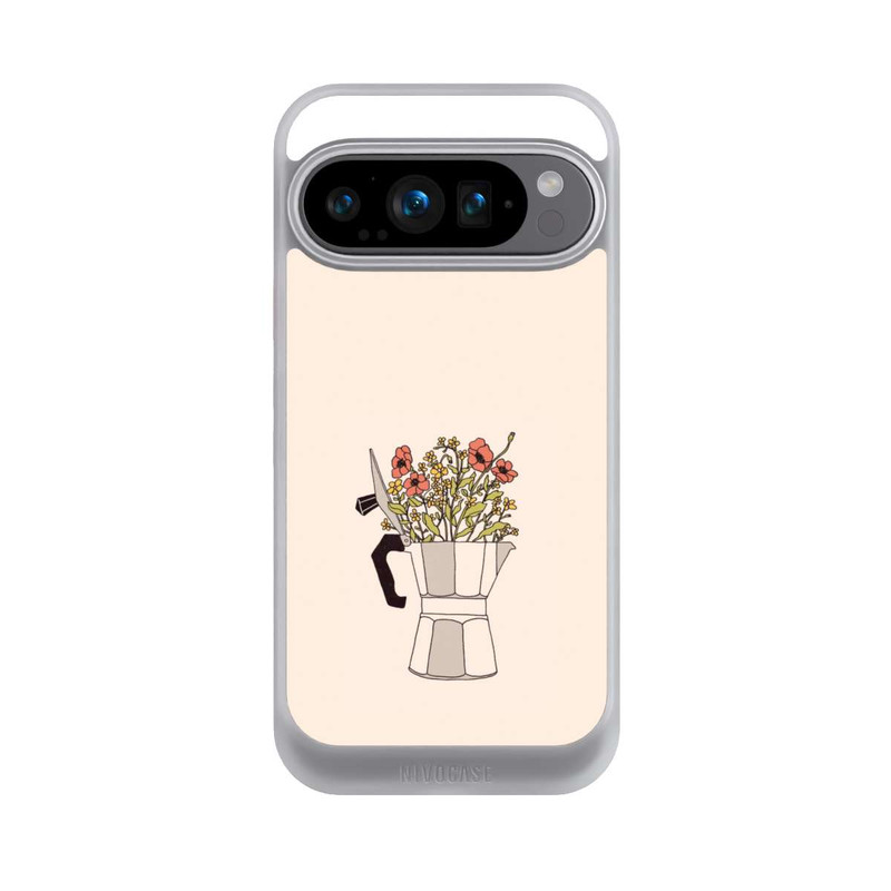 Pixel 9 Pro NIVOcore Moka Blumen
