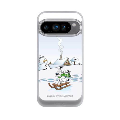 Google Pixel 9 Pro NIVOcore Idéfix fait du traîneau