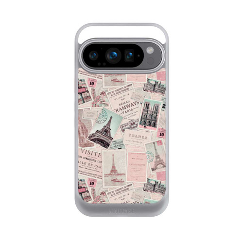 Google Pixel 9 Pro NIVOcore Vintage Paris Postcards Pattern