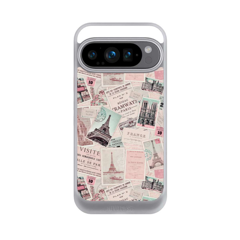 Pixel 9 Pro NIVOcore Vintage Paris Postcards Pattern