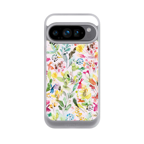 Google Pixel 9 Pro NIVOcore Wild Flowers Meadow Pink