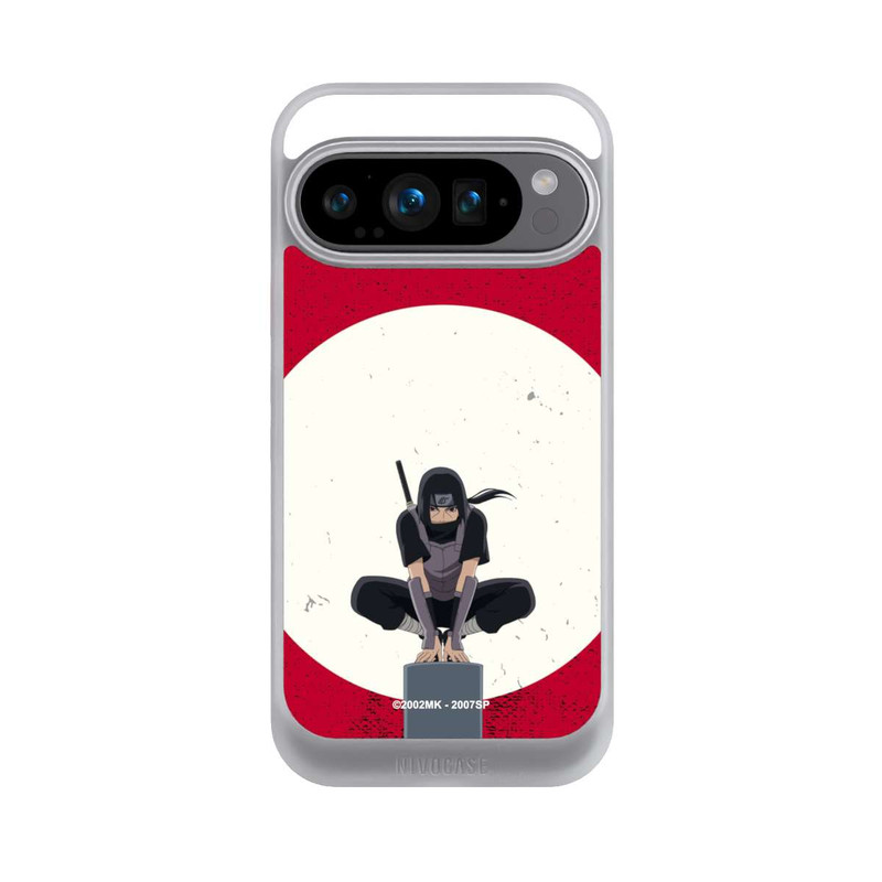 Pixel 9 Pro NIVOcore Itachi Uchiha Symbol Roter Hintergrund