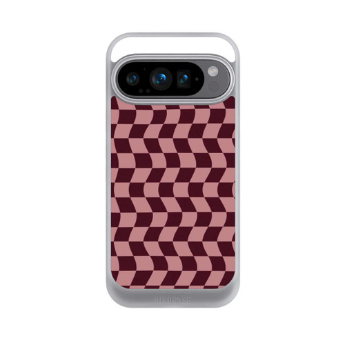 Google Pixel 9 Pro NIVOcore Schachbrett Rot-Rosa