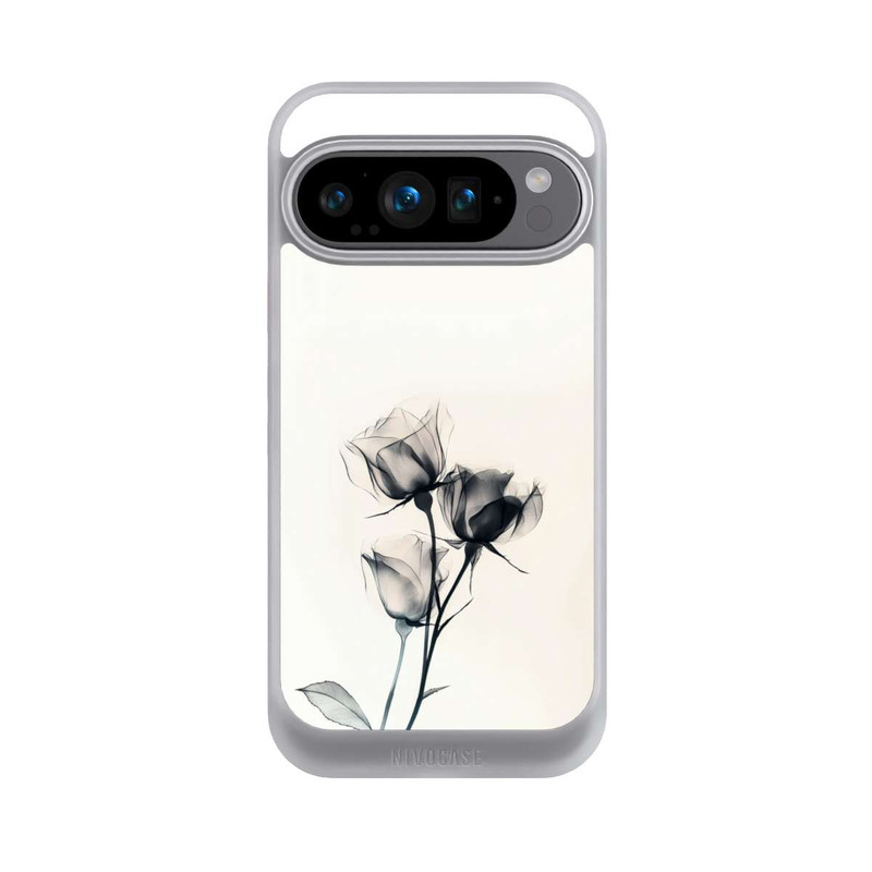 Pixel 9 Pro NIVOcore Schwarze Blume