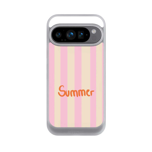 Google Pixel 9 Pro NIVOcore Summer Pink And Orange Stripes