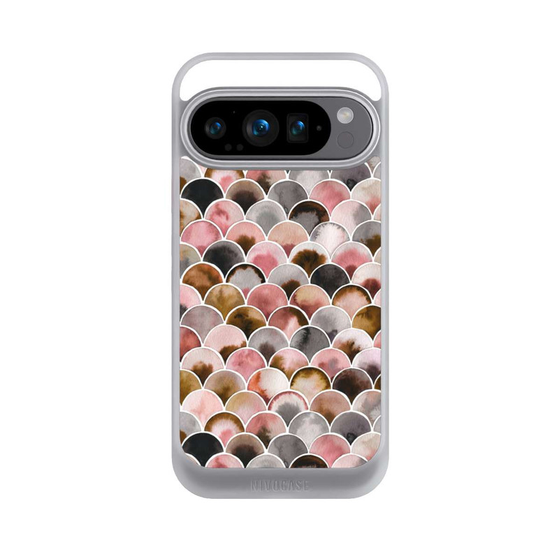 Pixel 9 Pro NIVOcore Japandi Scales Pink Brown