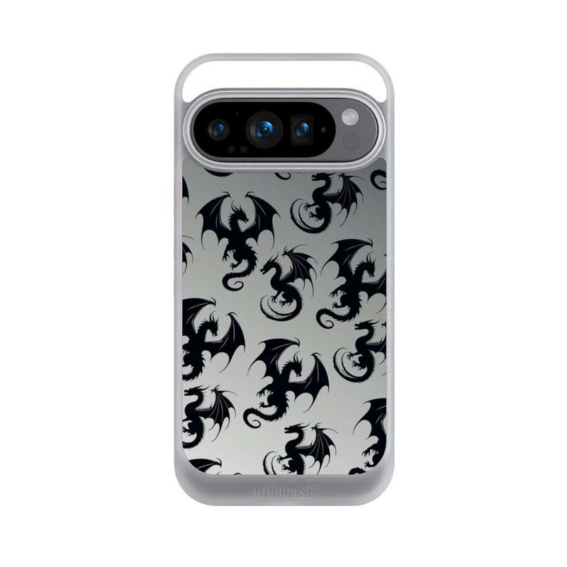 Pixel 9 Pro NIVOcore Dragon Pattern Grey