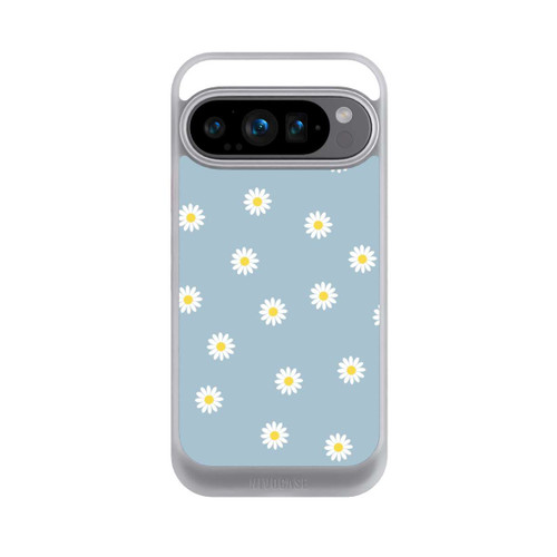 Google Pixel 9 Pro NIVOcore Gänseblümchen Muster Blau