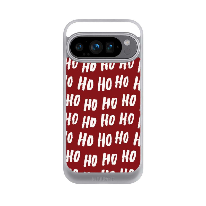 Pixel 9 Pro NIVOcore Ho Ho Ho Christmas Red Pattern