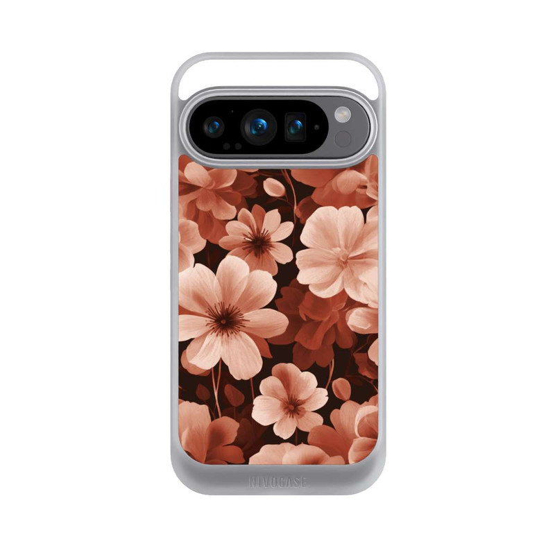 Pixel 9 Pro NIVOcore Rote Negativblumen mit KI