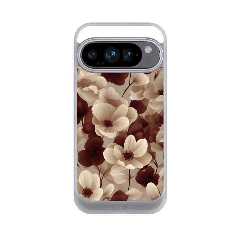 Pixel 9 Pro NIVOcore Naturfarbenes Blumenmuster mit KI