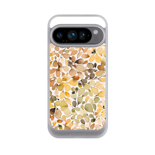 Google Pixel 9 Pro NIVOcore Eukalyptus Aquarellblätter Braun Herbst
