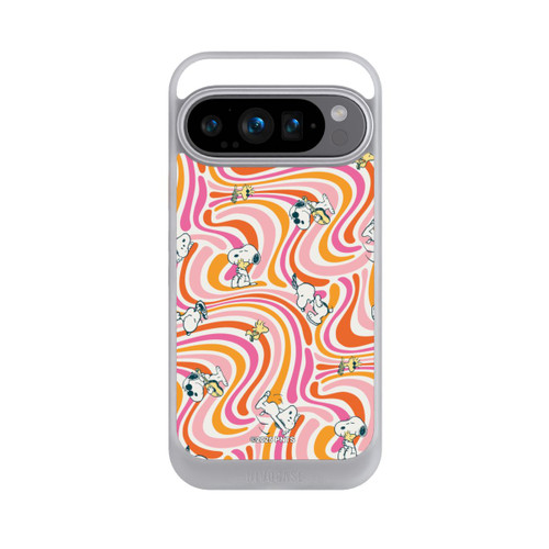 Google Pixel 9 Pro NIVOcore Peanuts Hippie Pattern Orange