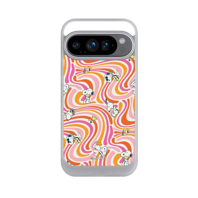 Pixel 9 Pro NIVOcore Peanuts Hippie Pattern Orange