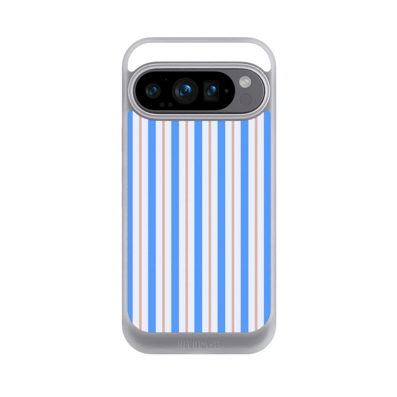 Pixel 9 Pro NIVOcore Streifen Blau Beige