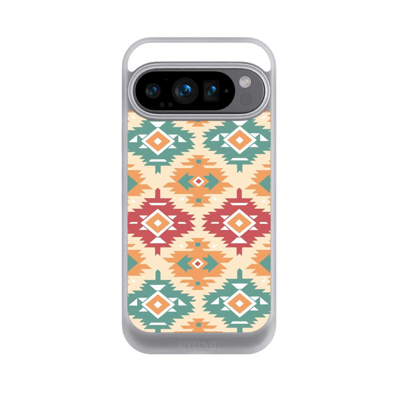 Pixel 9 Pro NIVOcore Modern Tribal Boho Aztec Geometric Design 1