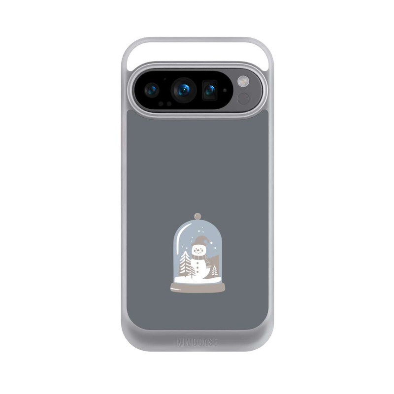 Pixel 9 Pro NIVOcore Minimalist Snow Globe with Snowman