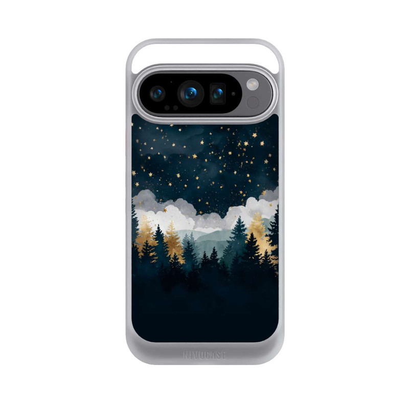 Pixel 9 Pro NIVOcore Forêt Nocturne Indigo