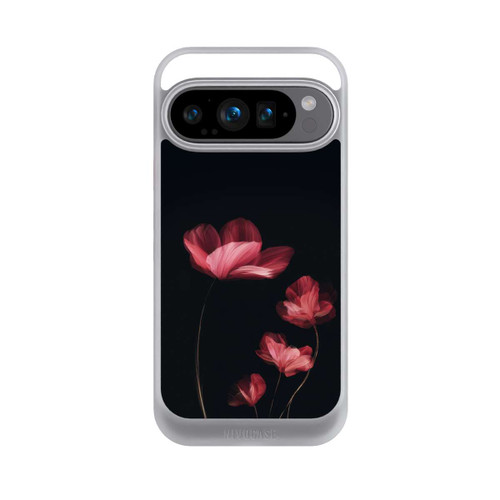 Google Pixel 9 Pro NIVOcore Burgunder Blüten schwarz