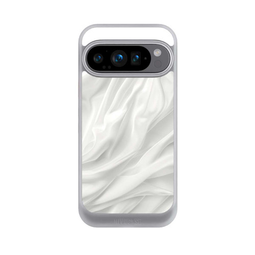 Google Pixel 9 Pro NIVOcore Texture Lisse Satinée Blanche avec IA