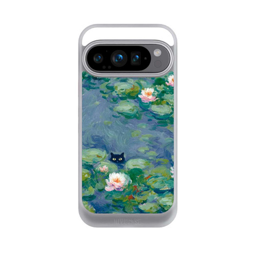 Google Pixel 9 Pro NIVOcore Katze im Teich Gemälde Impressionismus