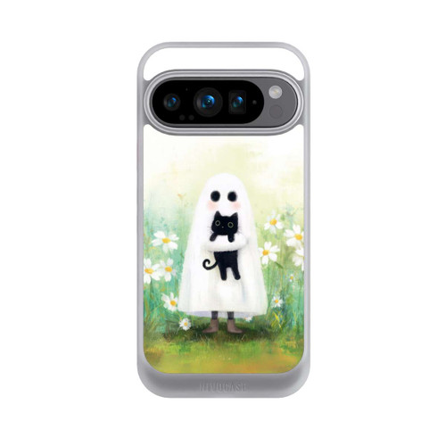 Google Pixel 9 Pro NIVOcore Geist und Katze Halloween mit KI