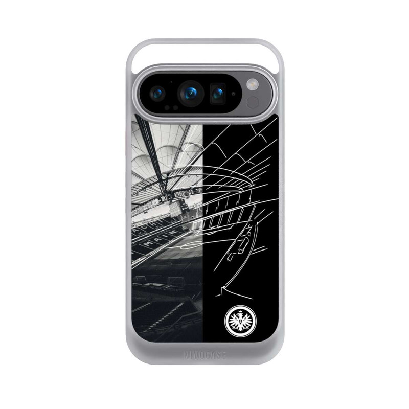 Pixel 9 Pro NIVOcore Eintracht Frankfurt Stadion Fotoskizze