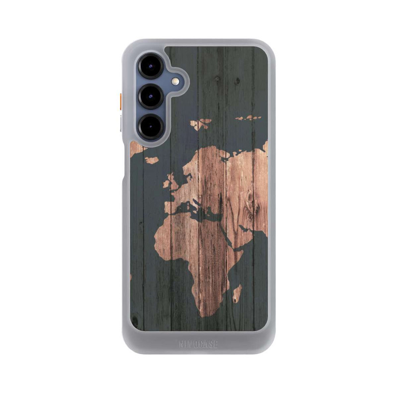 Galaxy A16 5G NIVOcore Wooden World Map