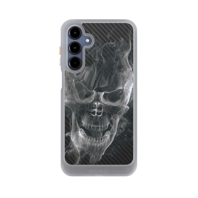 Galaxy A16 5G NIVOcore rauchender Totenkopf Carbon