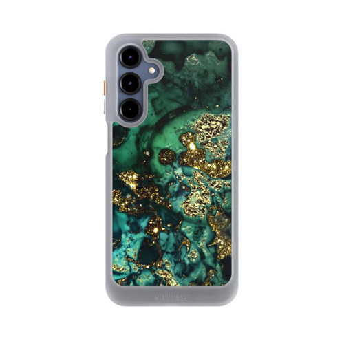 Samsung Galaxy A16 5G NIVOcore Cyan Glitzer Marmorlook