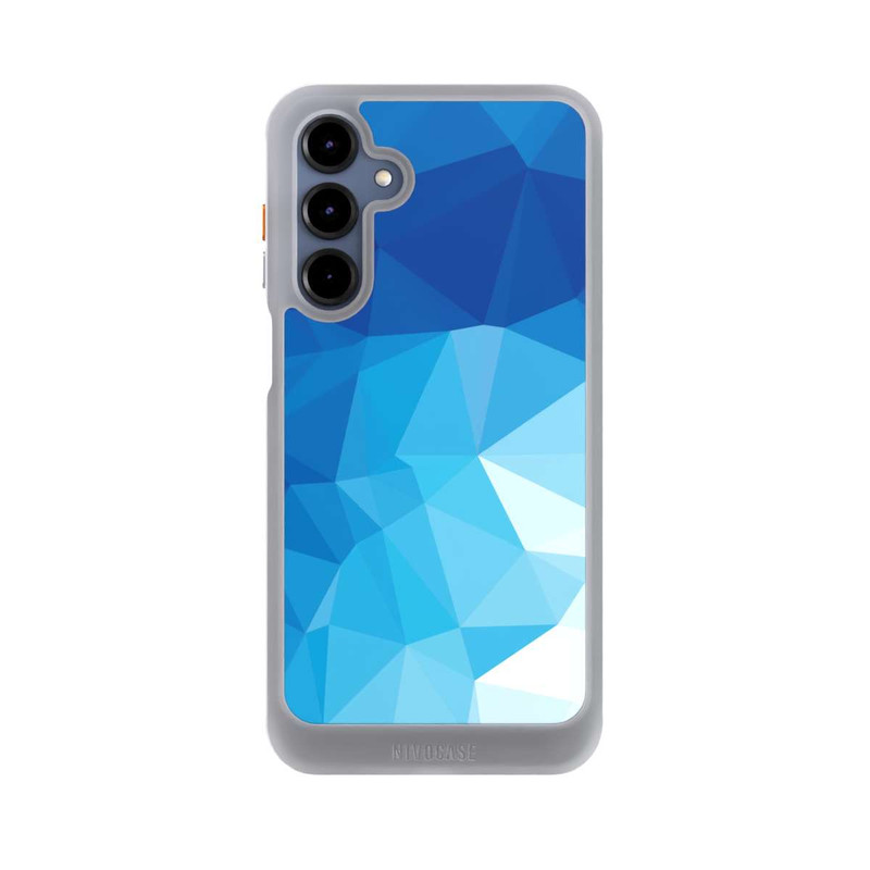 Galaxy A16 5G NIVOcore Mosaïque Polygonale Bleue